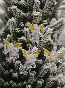 4pcs Christmas Angel Decoration - Multicolor - View 2