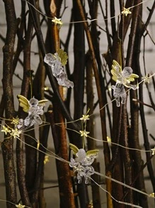 4pcs Christmas Angel Decoration - Multicolor - View 4