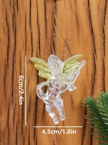 4pcs Christmas Angel Decoration - Multicolor - View 6