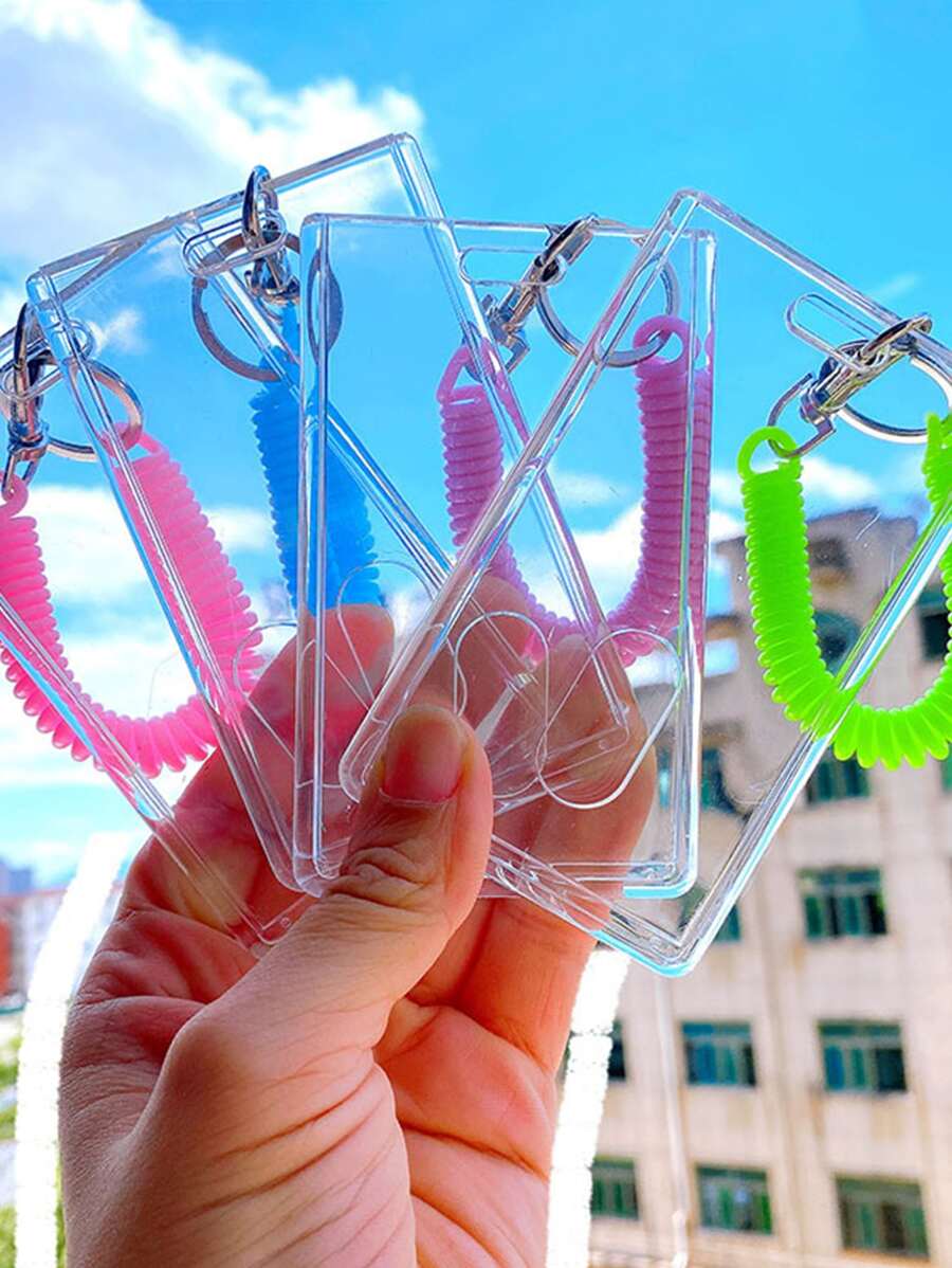 1入組透明隨機辦公室卡包 - 彩色 - 查看 1