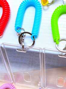 1入組透明隨機辦公室卡包 - 彩色 - 查看 3