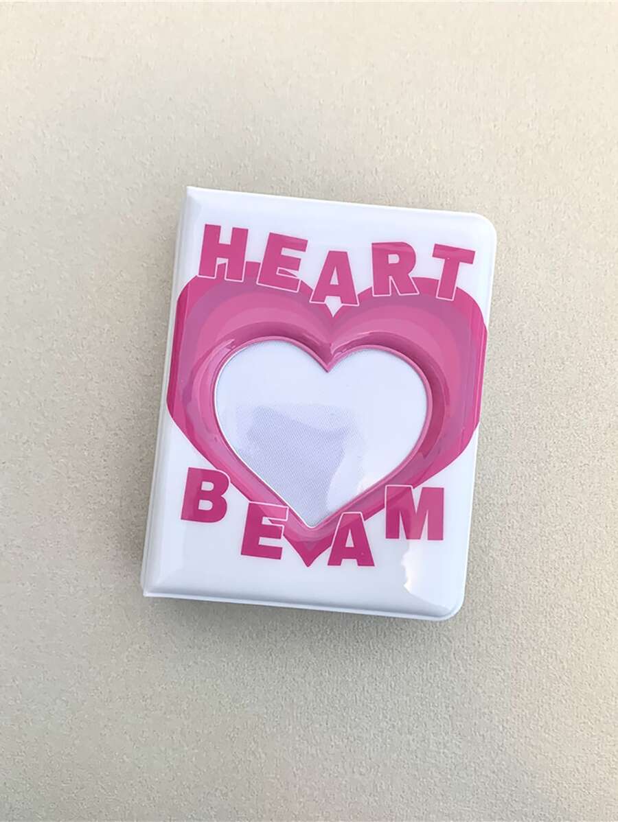 1入組愛心圖案3英寸相簿 - 彩色 - 查看 1