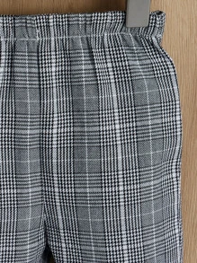 SHEIN 男嬰前蝴蝶結二合一襯衫和格紋長褲 - 彩色 - 查看 4