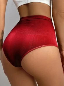 Solid Simple Panty - Burgundy - View 4