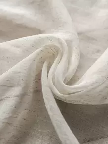 1入現代風格假麻紗簾,米色,適用於客廳,臥室,窗戶,門裝飾 - 米色 - 查看 9