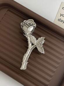 ROMWE 玫瑰花造型发夹，适合女生日常发型，休闲街头情人节发夹，发夹，发夹，发夹，发夹，接发夹