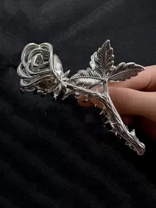 ROMWE 玫瑰花造型发夹，适合女生日常发型，休闲街头情人节发夹，发夹，发夹，发夹，发夹，接发夹