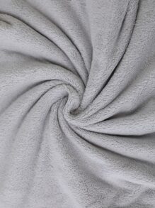 1入組貓熊刺繡毛巾 - 灰色 - 查看 4