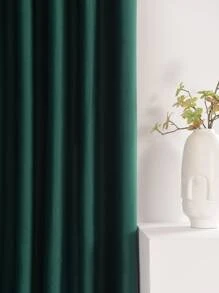 素色1片遮光窗簾 - 綠色 - 查看 5