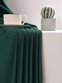 素色1片遮光窗簾 - 綠色 - 查看 6