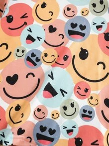 SHEIN 小女童卡通圖案T恤 - 彩色 - 查看 4