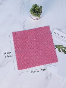 5入組素色隨機清潔抹布 - 彩色 - 查看 2