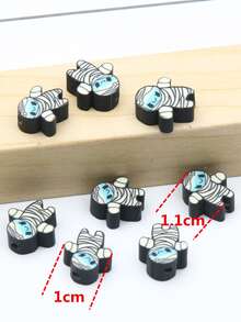 50pcs/set Mummy Design DIY Bead - Multicolor - View 3