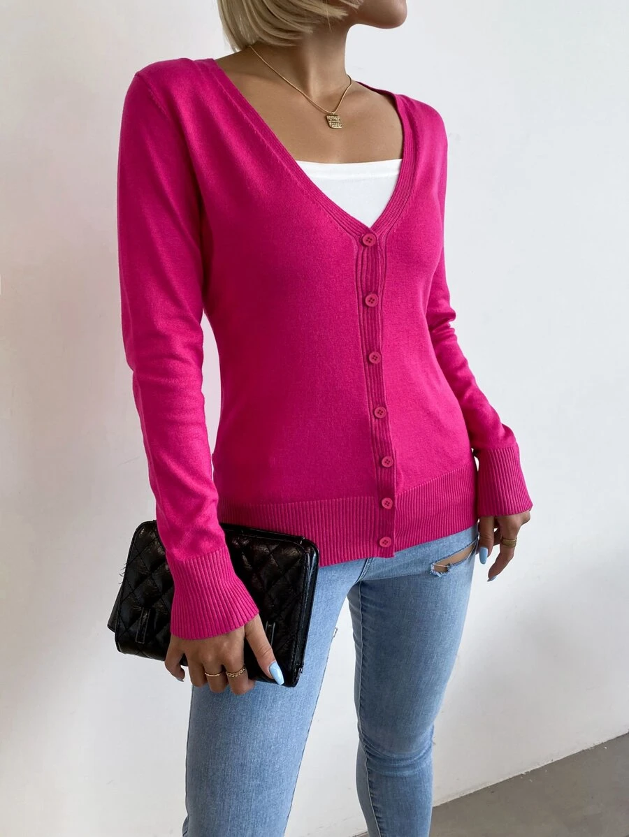 AAmilife 素色單排釦開襟衫