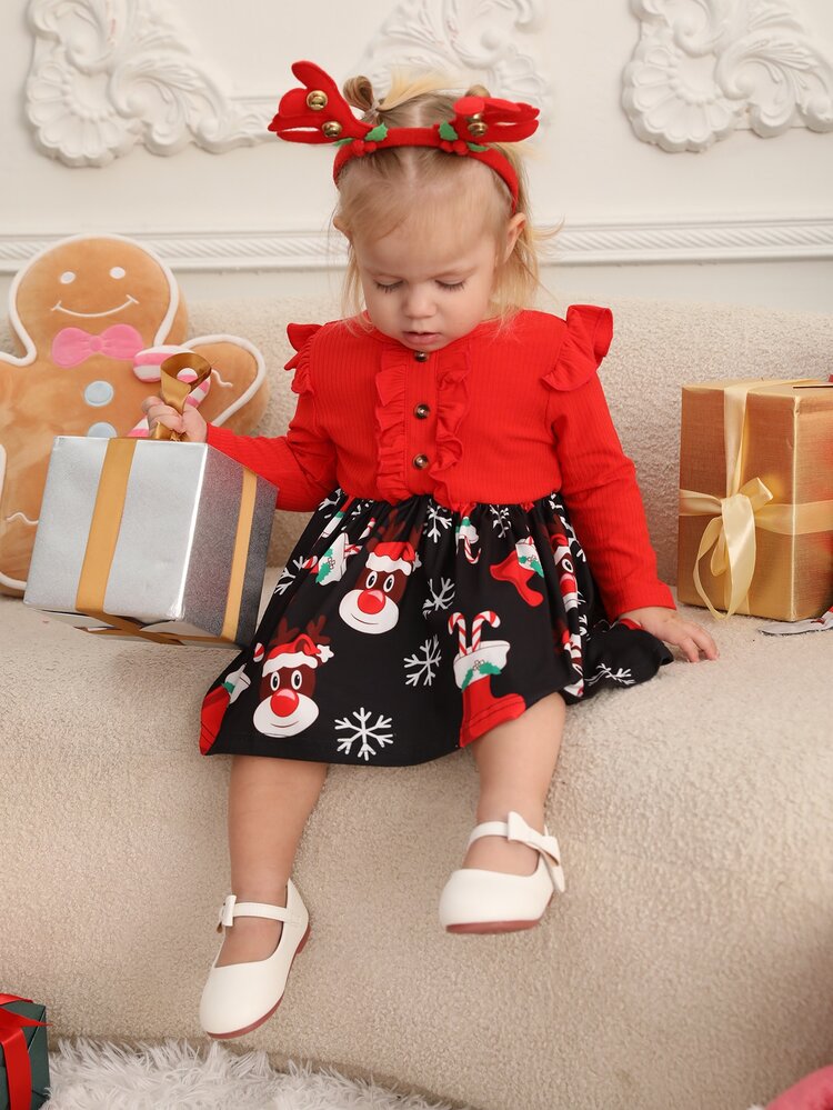 Girls Bow Decor Mary Jane Flats - White - View 6