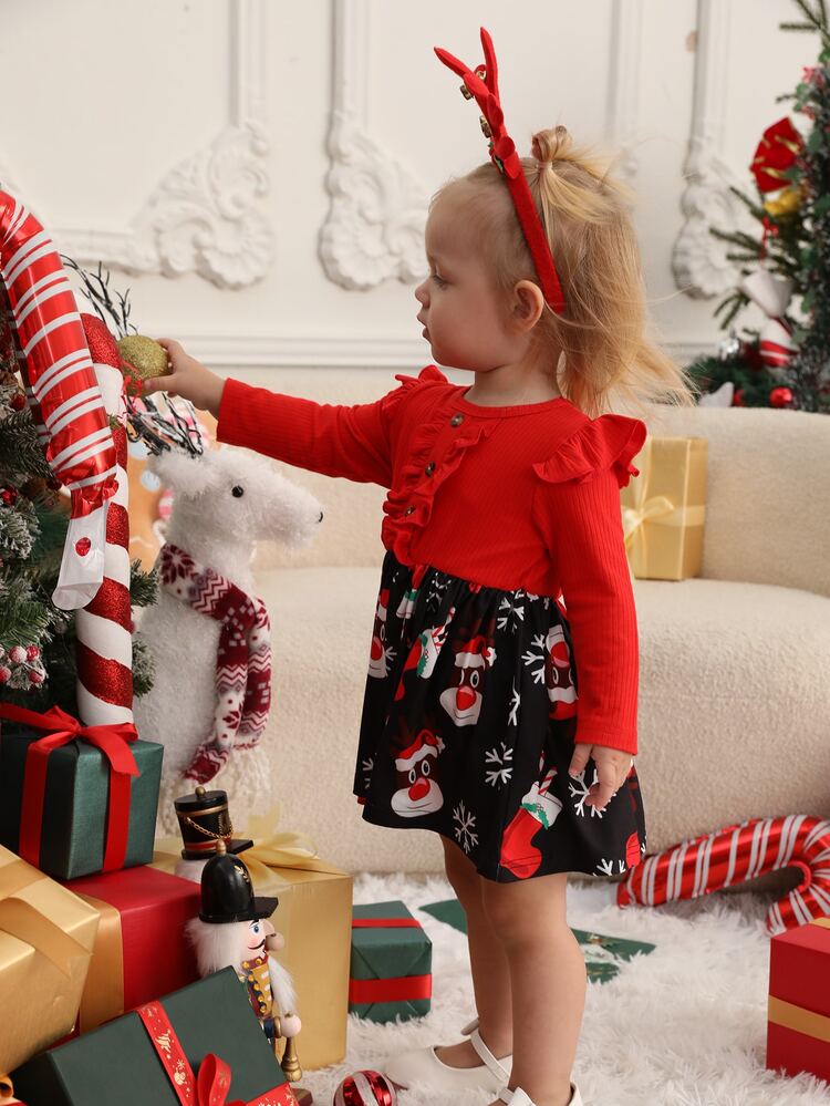 Girls Bow Decor Mary Jane Flats - White - View 7