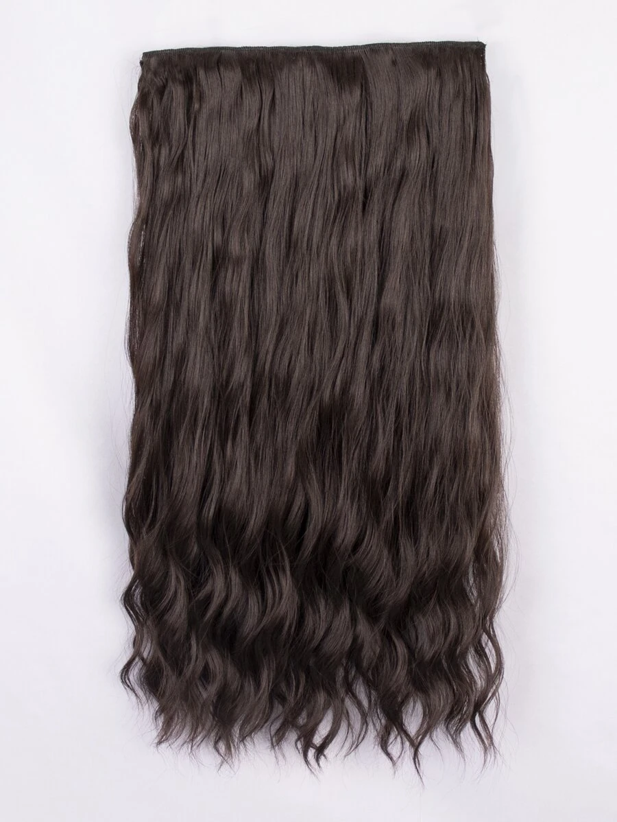 Extensión de pelo con cola de caballo rizada larga, peluca decorativa casual