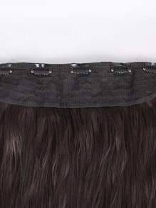 Extensión de pelo con cola de caballo rizada larga, peluca decorativa casual