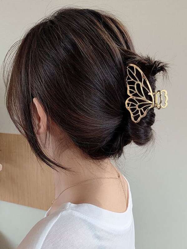 Hollow Out Butterfly Design Hair Claw SHEIN USA