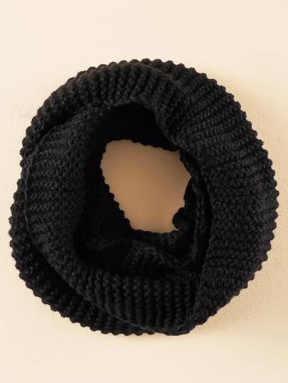 1pc Kids Knitted Warm Scarf, Suitable For Everyday Wear In Autumn/Winter