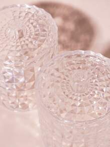 1pc Makeup Facial Pad Storage Box - Clear - View 2