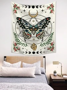 Tấm thảm in hình bướm - Nhiều màu - Xem 4