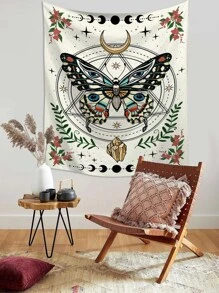 Tấm thảm in hình bướm - Nhiều màu - Xem 6