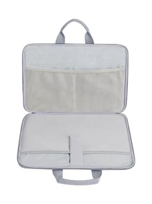 BUBM 15英寸極簡風格電腦包 - 灰色 - 查看 4