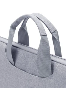 BUBM 15英寸極簡風格電腦包 - 灰色 - 查看 5