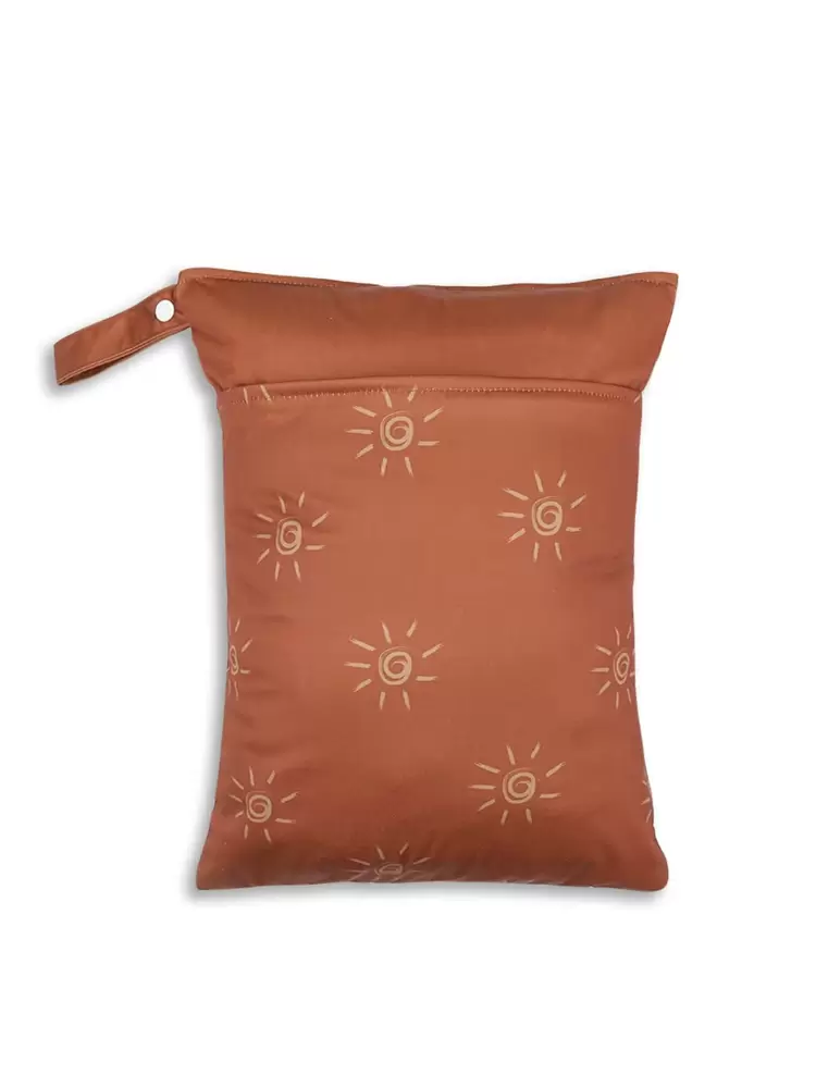 1pc Sun Print Waterproof Travel Storage Bag For Travel Storage Bag,Makeup Bag,Cosmetic Bag,Vacation Organizer,Large Capacity Makeup Organizer Makeup Case, For Lipstick, Brush, Skincare, Mobile Phone, Coin, Small Items, For Home,Gift,Vacation And Festival Halloween Christmas Multifunctional Use,Boho Vibes