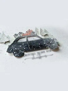 1pc Car & Gift Shaped Cutting Die - Silver - View 2