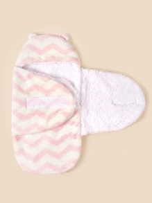 几何印花婴儿襁褓毯 - 彩色 - 查看 2