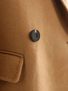 MOTF PREMIUM WOOL-MIX RELAXED FIT BELTED OVERCOAT