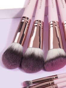 MAANGE 18pcs/Set Makeup Brush Kit - Pink - View 4