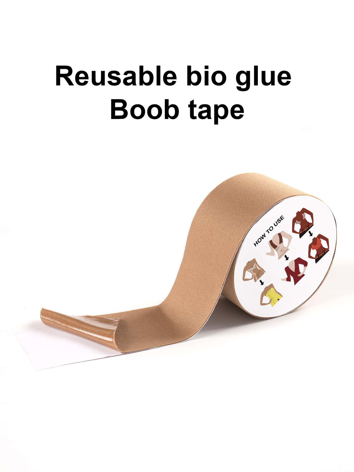 Cinta pecho unicolor - Camel - Ver 1