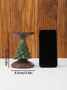 1个圣诞树烛台（不含蜡烛），房间装饰，礼品家居装饰圣诞装饰品房间装饰，圣诞礼物 - 彩色 - 查看 2