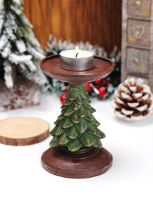 1个圣诞树烛台（不含蜡烛），房间装饰，礼品家居装饰圣诞装饰品房间装饰，圣诞礼物 - 彩色 - 查看 5
