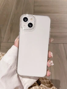 Ốp lưng điện thoại Apple Luxury Glitter Rhinestone Electroplated tương thích với iPhone 16 Pro Max/16/16 Pro/16 Plus/15/15 Pro Max/15 Pro/15 Plus/11/12/13/14 Pro Max/XS/XR/11 Pro/11 Pro Max/12 Pro/12 Pro Max/13 Pro/13 Pro Max/7 Plus/14 Pro/14 Pro Max/14 Plus/7 Plus/8 Plus/8/SE2, Ốp lưng mềm thiết kế tối giản - Trong sáng - Xem 4
