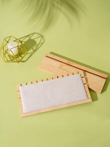 1pc Wooden Necklace Display Holder - Multicolor - View 3