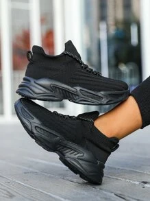 運動老爹鞋男孩前綁帶運動鞋