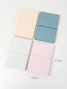 1pc Random Pu Fresh & Elegant Notebook - Multicolor - View 3