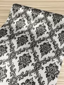 1 cuộn PVC Giấy Dán Tường Phong Cách Châu Âu Cuộn Giấy Dán Tường Hoa Văn Cuộn Cho Gia Đình - Nhiều màu - Xem 5
