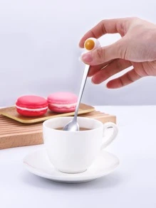 1 pieza Cuchara y 1 pieza Tenedor con diseño de astronauta de dibujos animados, Tenedor de cena, Tenedor de acero inoxidable, Tenedor de mesa, Cubiertos, Acabado y apto para lavavajillas, Uso en el hogar, cocina o restaurante - Multicolor - Ver 6