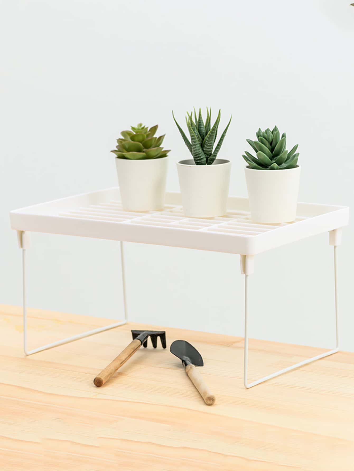 1入組素色收納架 - 白色 - 查看 1