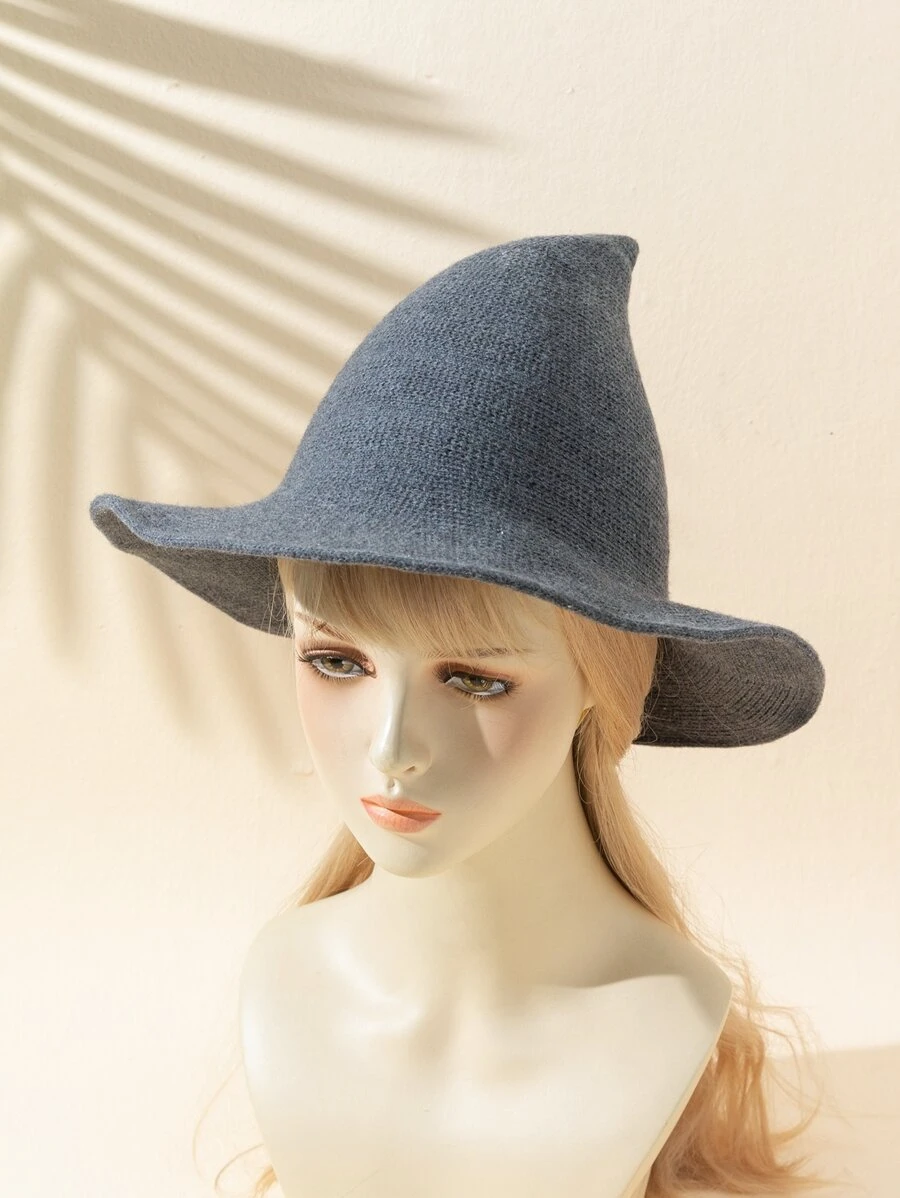 Sombrero de bruja unicolor