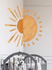 3 piezas Pegatina de pared con patrón de sol - Multicolor - Ver 2