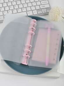 2pcs Simple Clear Loose-leaf Bag - Clear - View 3