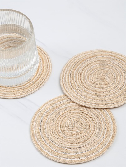 Madebyblanc 4 pezzi Sottotazza monocolore