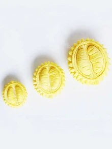 1pc Durian Design Silicone Candle Mold - White - View 4