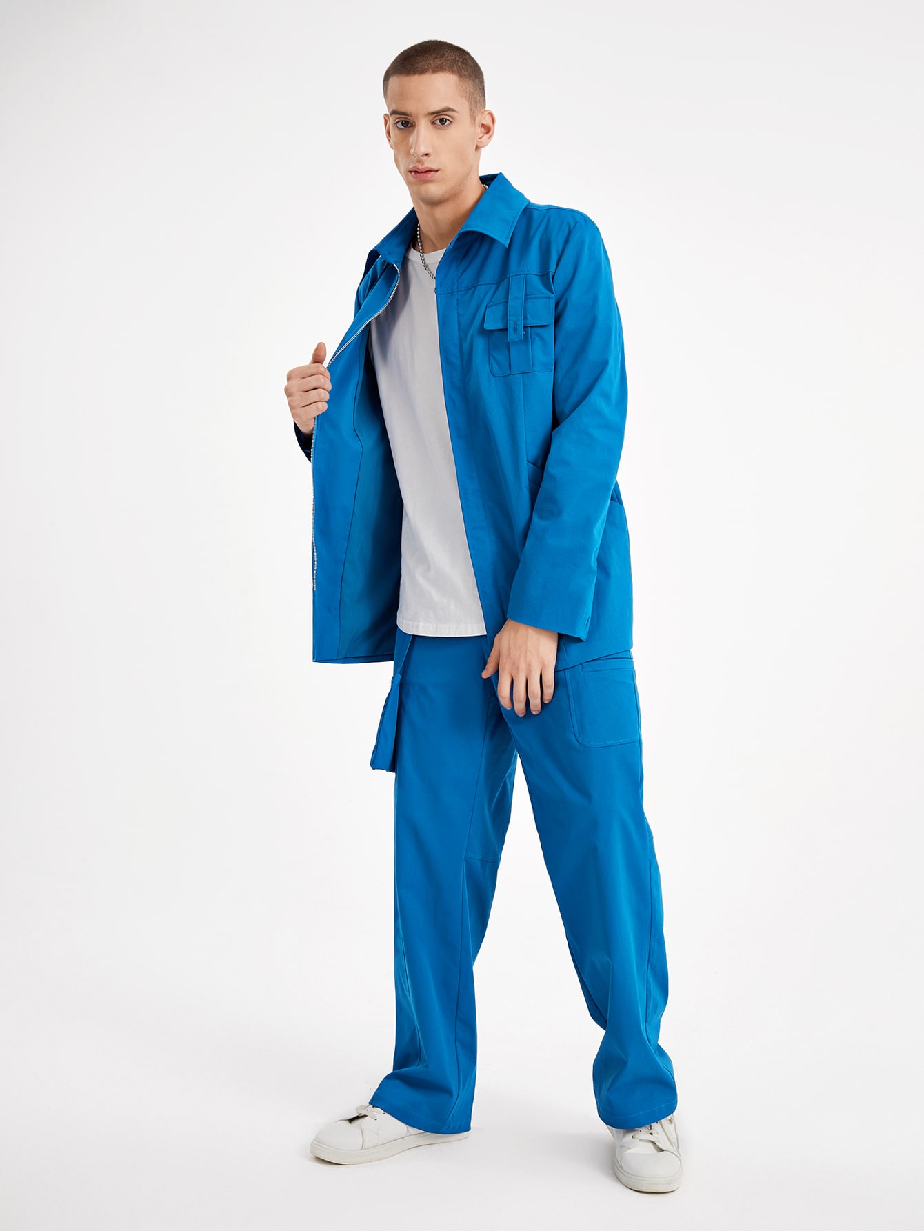 HADLEY M Men Detachable Pocket Side Cargo Pants SHEIN USA